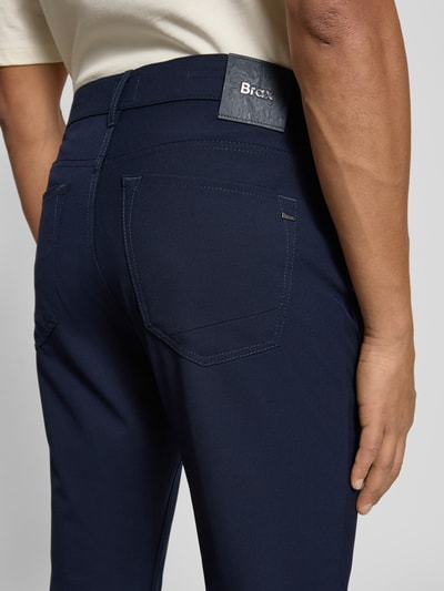 Brax Spodnie materiałowe o kroju straight fit z 5 kieszeniami Granatowy 3