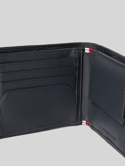Tommy Hilfiger Portemonnaie aus echtem Rindsleder Dunkelblau 3