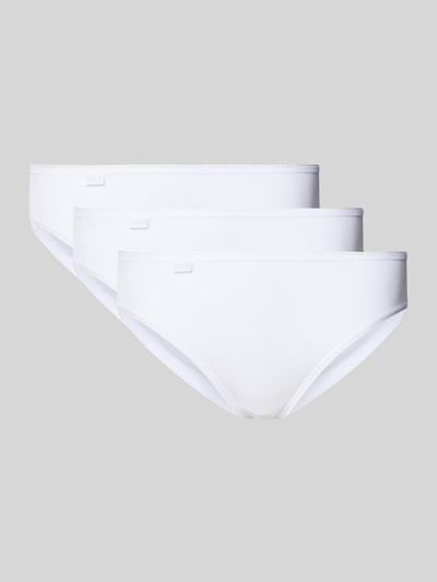 Sloggi Slip mit Label-Detail im 3er-Pack Weiss 1