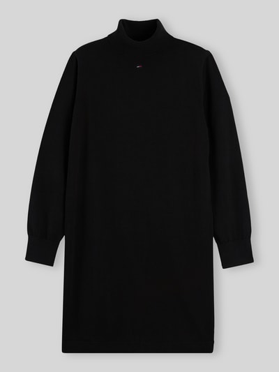 Tommy Jeans Figurumspielendes Strickkleid aus reiner Baumwolle Black 2