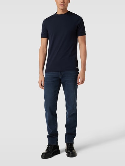 Brax Straight Fit Jeans mit 5-Pocket-Design Modell 'Cadiz' Blau Melange 1