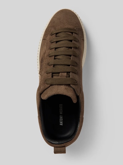 Antony Morato Sneaker aus Leder mit Label-Prägung Modell 'HOPPER' Taupe 3