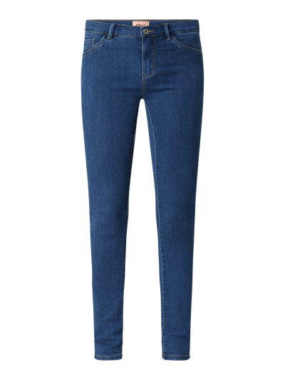 Only Skinny Fit Jeans mit Stretch-Anteil Modell 'Rain'  Jeansblau 2