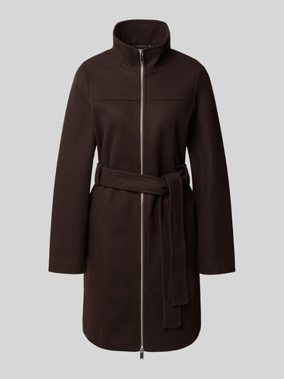 VERO MODA Regular Fit Mantel mit Taillengürtel Schoko 2