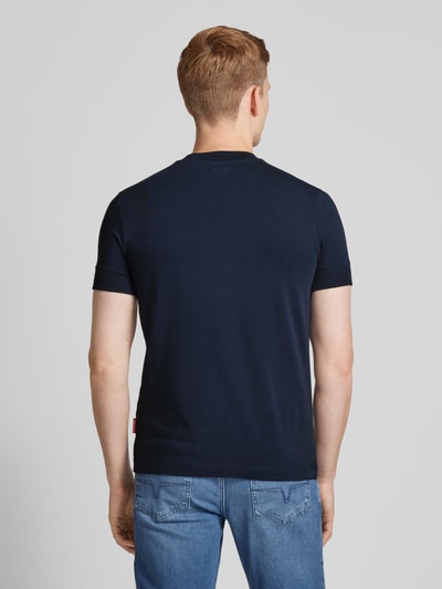 JOOP! Jeans T-shirt met ribboorden Marineblauw - 5