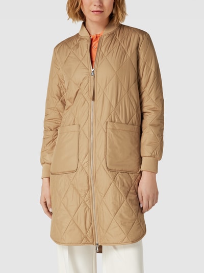 s.Oliver RED LABEL Steppjacke mit gerippten Abschlüssen Beige 4