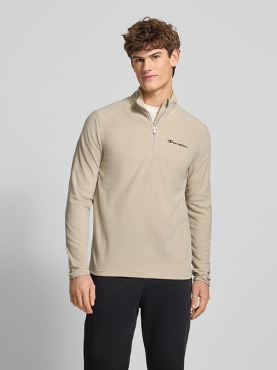 CHAMPION Fleecepullover met schipperskraag Beige - 4