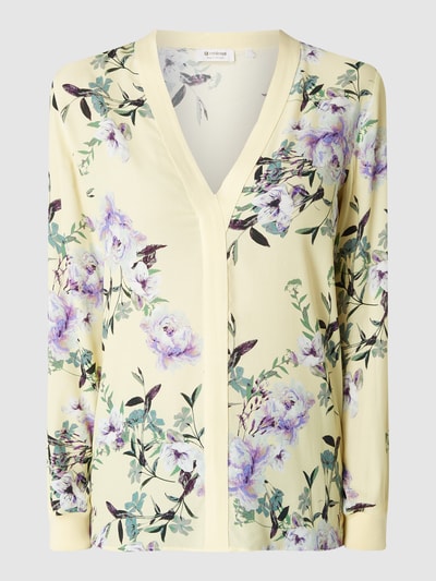 Rich & Royal Blouseshirt met bloemenmotief  Geel - 2