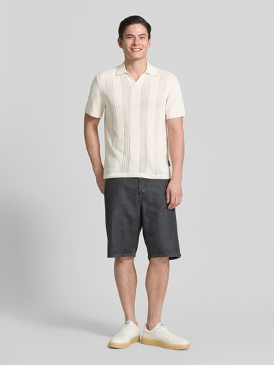 ARMEDANGELS Relaxed Fit Poloshirt aus reiner Baumwolle Offwhite 1