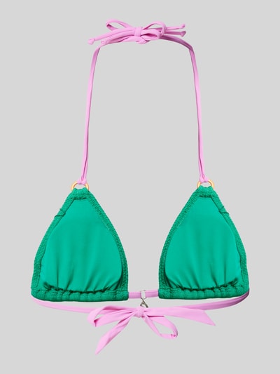 Banana Moon Bikinitop in colour-blocking-design Groen - 3