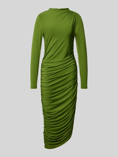 Christian Berg Woman Selection Maxikleid mit Raffungen und Stehkragen Gruen 2