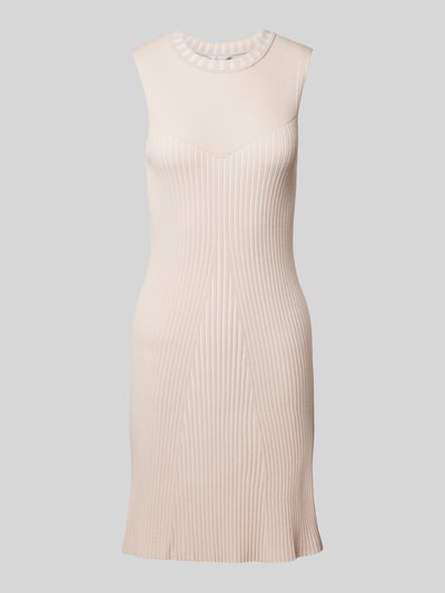 Guess Knielanges Kleid in Ripp-Optik Modell 'ALLIE' Sand 2