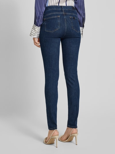 Liu Jo White High Waist Jeans mit Gesäßtaschen Dunkelblau 5