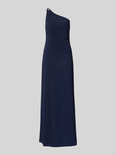 Lauren Ralph Lauren Abendkleid mit seitlicher Raffung Modell 'BELINA' Marine 2