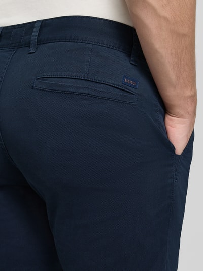 BOSS Orange Slim Fit Chino aus Baumwoll-Mix Marine 3