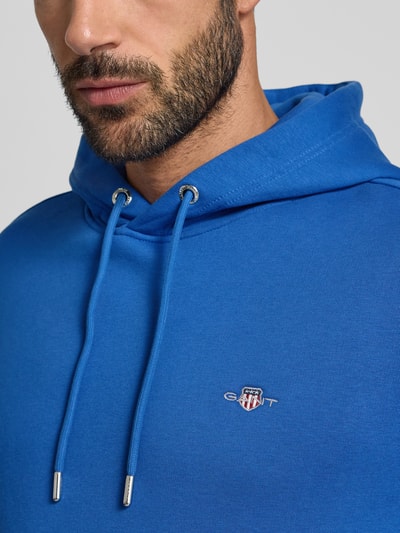 Gant Hoodie met capuchon Koningsblauw - 3
