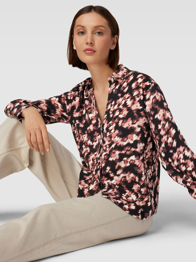 MSCH Copenhagen Blouseshirt met all-over motief, model 'Bellamaya' Oudroze - 3