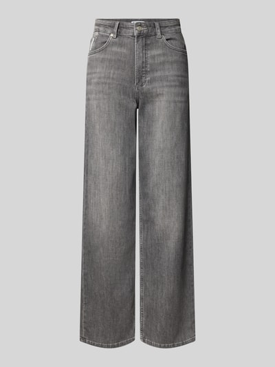 Marc O'Polo DENIM Jeansy o kroju straight fit z mieszanki bawełny model 'Tomma' Antracytowy 1
