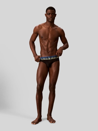 Calvin Klein Underwear Limited Edition majtki z elastycznym pas z logo w zestaw 3 szt. Czarny 1