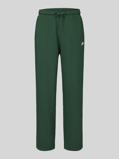 Nike Regular Fit Sweathose aus Baumwoll-Mix Dunkelgruen 2