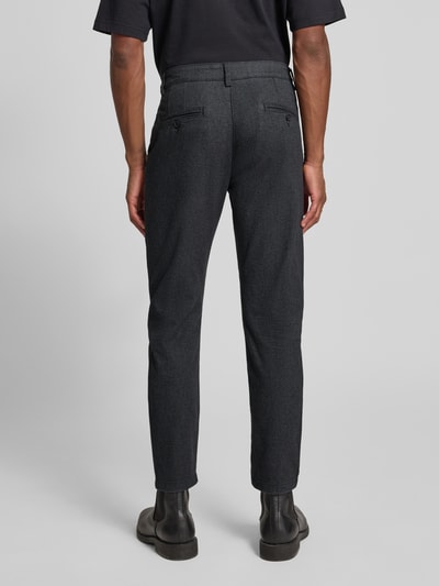 SELECTED HOMME Chinosy o kroju slim fit z mieszanki bawełny model ‘175 BRUSHED’ Antracytowy 5