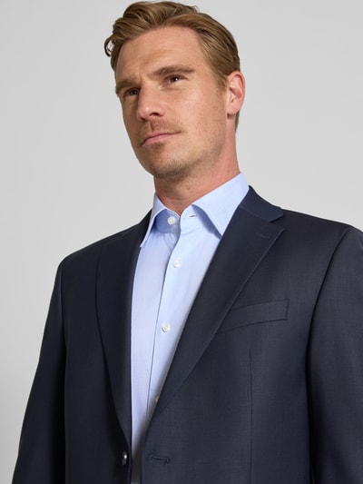 BOSS Slim Fit Businesshemd aus Baumwoll-Mix Modell 'HANK' Bleu 3