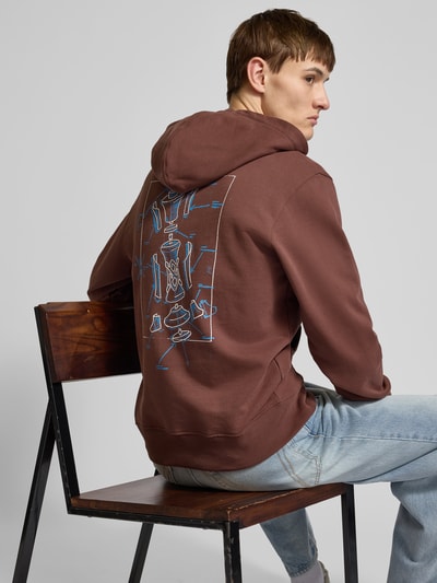 DAILY PAPER Hoodie aus reiner Baumwolle Mittelbraun 3