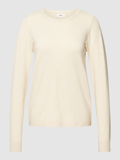 Object Shirt met lange mouwen en ronde hals, model 'THESS' Offwhite - 2