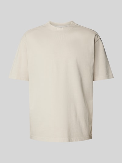 BOSS Orange Oversized T-Shirt mit Label-Stitching Beige 2