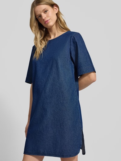 Pieces Loose fit jeansjurk van puur katoen, model 'TENIM' Donkerblauw - 3