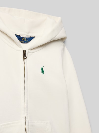 Polo Ralph Lauren Teens Sweatjacke mit Logo-Stitching Weiss 2