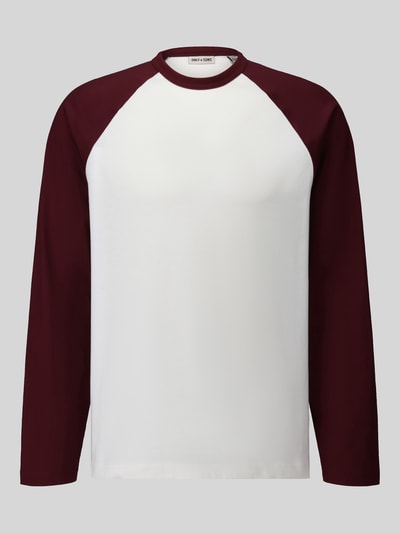 ONLY & SONS Relaxed Fit Longsleeve aus reiner Baumwolle Modell 'HEATON' Offwhite 2