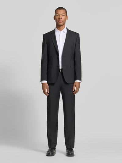 Jake*s Slim Fit Businesshemd aus reiner Baumwolle Weiss 1