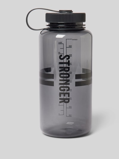 Stronger Trinkflasche mit Label-Print Modell 'Clear Watter' Black 1