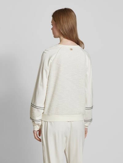 LIU JO SPORT Sweatshirt met ballonmouwen Offwhite - 5