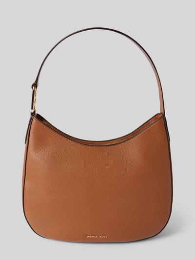 MICHAEL Michael Kors Torba hobo z naturalnej skóry bydlęcej model ‘KENSONGTON’ Koniakowy 1