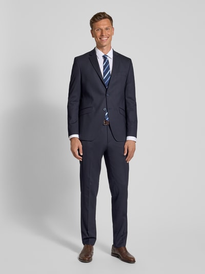 HECHTER PARIS Slim fit pak met 2-knoopscolbert Marineblauw - 1