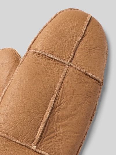 FI.NE Handschoenen met wanten Cognac - 2