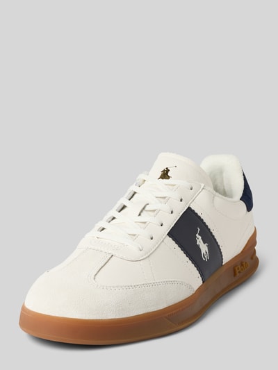 Polo Ralph Lauren Sneakers met vetersluiting Offwhite - 1