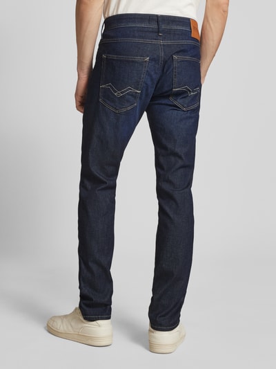 Replay Slim Fit Jeans im 5-Pocket-Design Modell 'WILLBI' Dunkelblau 5