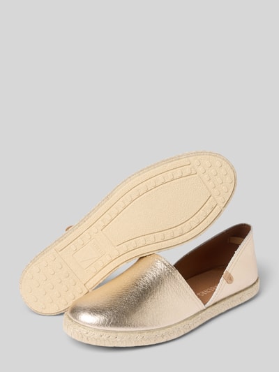 Verbenas Espadryle skórzane model ‘CARMEN’ Złoty 4