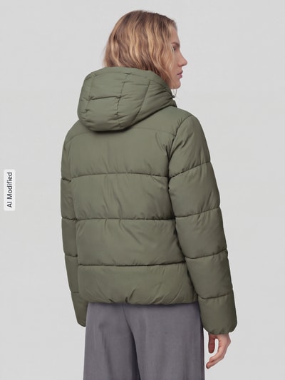 Tom Tailor Denim Kurtka w stylu puffer z kapturem i wypełnieniem puchowym Oliwkowy 5