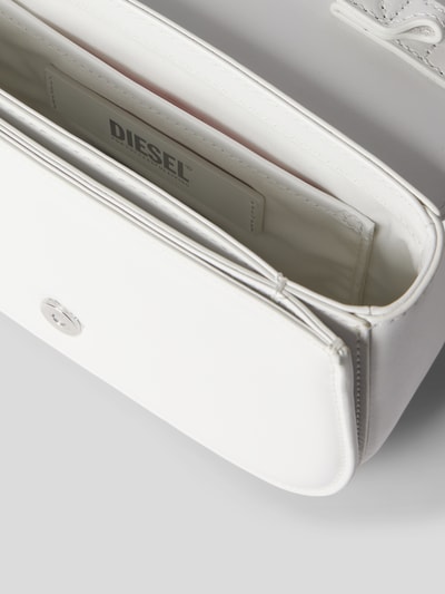 Diesel Pochette aus echtem Leder Weiß 6