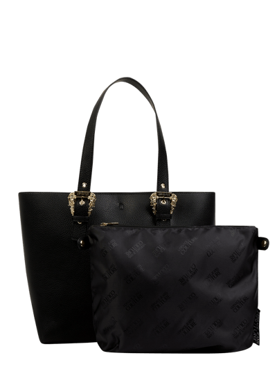 Versace Jeans Couture Torba shopper z materiału skóropodobnego Czarny 1