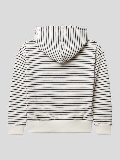 Tom Tailor Hoodie mit Streifenmuster Offwhite 3