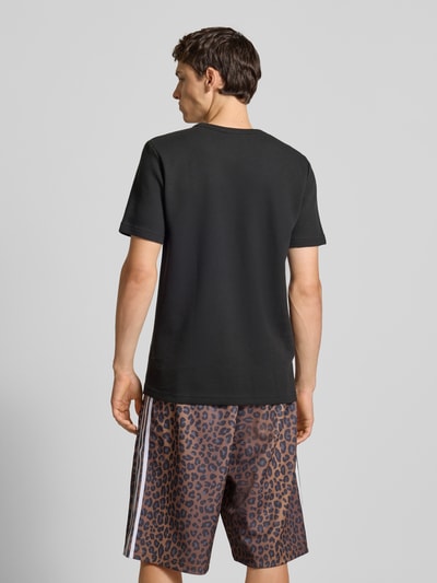 adidas Originals T-shirt met labelstitching Zwart - 5