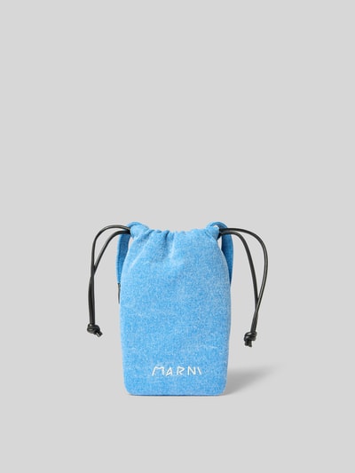 Marni Crossbody Bag mit Label-Stitching Royal 2