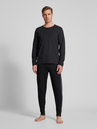 BOSS Sweatpants mit Label-Stitching Black 1