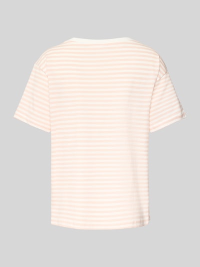 Jake*s Casual Pyjama-Oberteil aus Bio-Baumwolle mit Rundhalsausschnitt Hellrosa 3