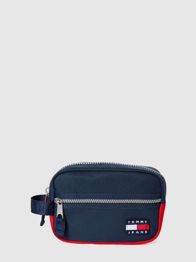 Tommy Jeans Toilettas met labelpatch Donkerblauw - 1